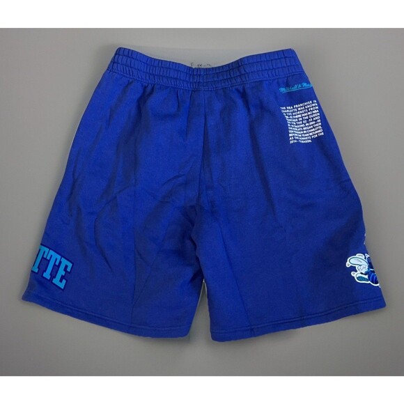 Charlotte Hornets Mitchell & Ness Team Origins Fleece Shorts Men’s Size XXL - Picture 4 of 10